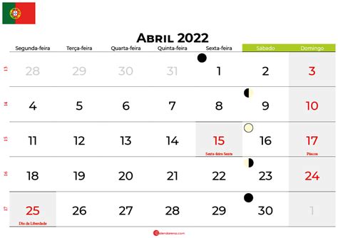 feriados em abril 2022